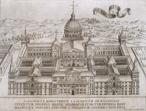 Palace and Monastery of St Laurence at the Escorial by Cesar de Laurentiis